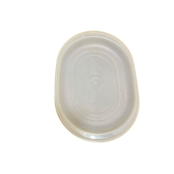 Tupperware Ultra 21 Oval Casserole Frosted Lid #1781-2 Microwave-Safe - Picture 6 of 6